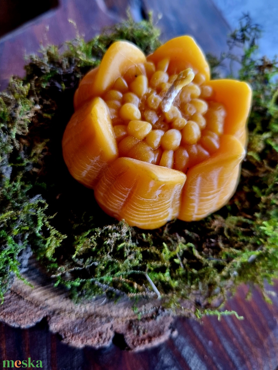 Méhviasz tulipán gyertya - otthon & életmód - gyertya, illat, aroma - gyertya - Meska.hu