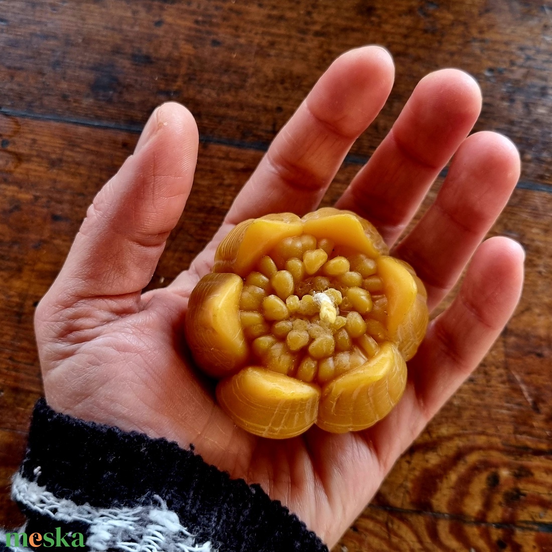 Méhviasz tulipán gyertya - otthon & életmód - gyertya, illat, aroma - gyertya - Meska.hu