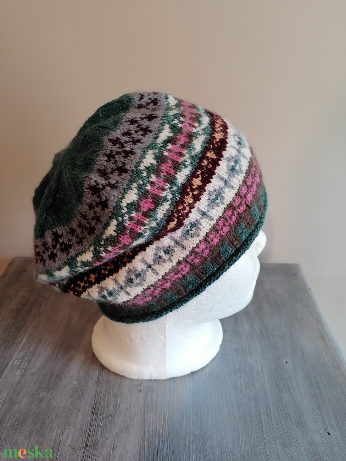 Fair isle mintás kötött gyapjúsapka - ruha & divat - sál, sapka, kendő - sapka - Meska.hu Fair isle mintás kötött gyapjúsapka - ruha & divat - sál, sapka, kendő - sapka - Meska.hu