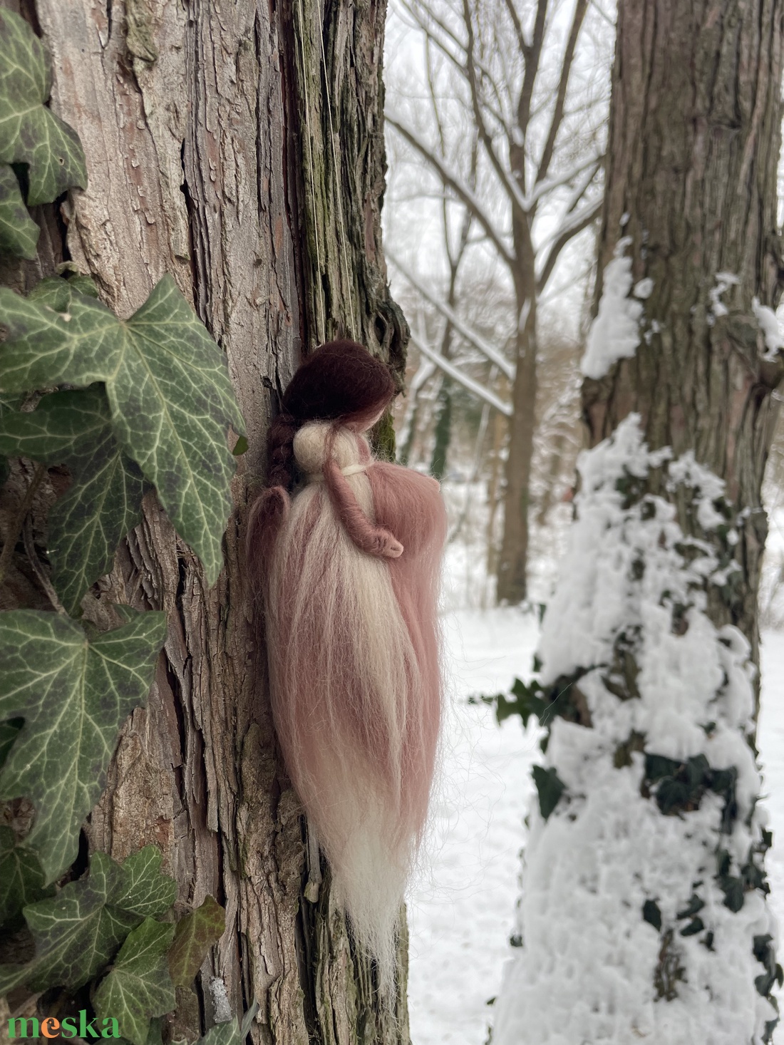 Várandós gyapjú tündér - baba - mama - baba játékok - waldorf játékok - Meska.hu