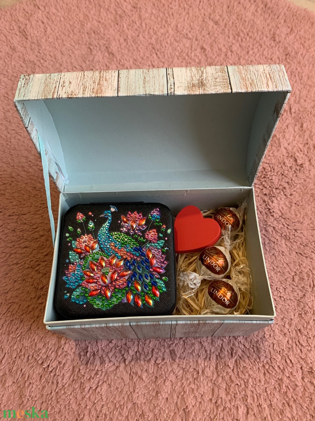 Valentin napi ajándékcsomag ékszertartóval - ékszer - ékszertartó - ékszerdoboz - Meska.hu