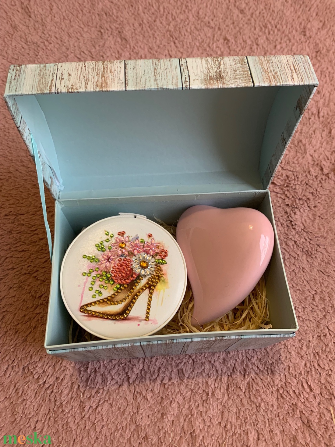 Valentin napi ajándékcsomag ékszertartóval - ékszer - ékszertartó - ékszerdoboz - Meska.hu