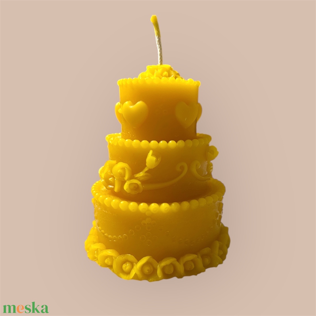 Méhviasz torta gyertya - kellékek & szerszámok - dekorációs kellékek - dekorációs gyertya - Meska.hu Méhviasz torta gyertya - kellékek & szerszámok - dekorációs kellékek - dekorációs gyertya - Meska.hu