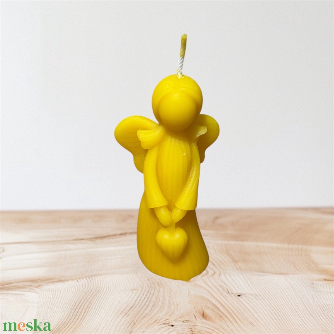 Méhviasz angyalka - karácsony - karácsonyi lakásdekoráció - karácsonyi illatgyertya, mécses - Meska.hu