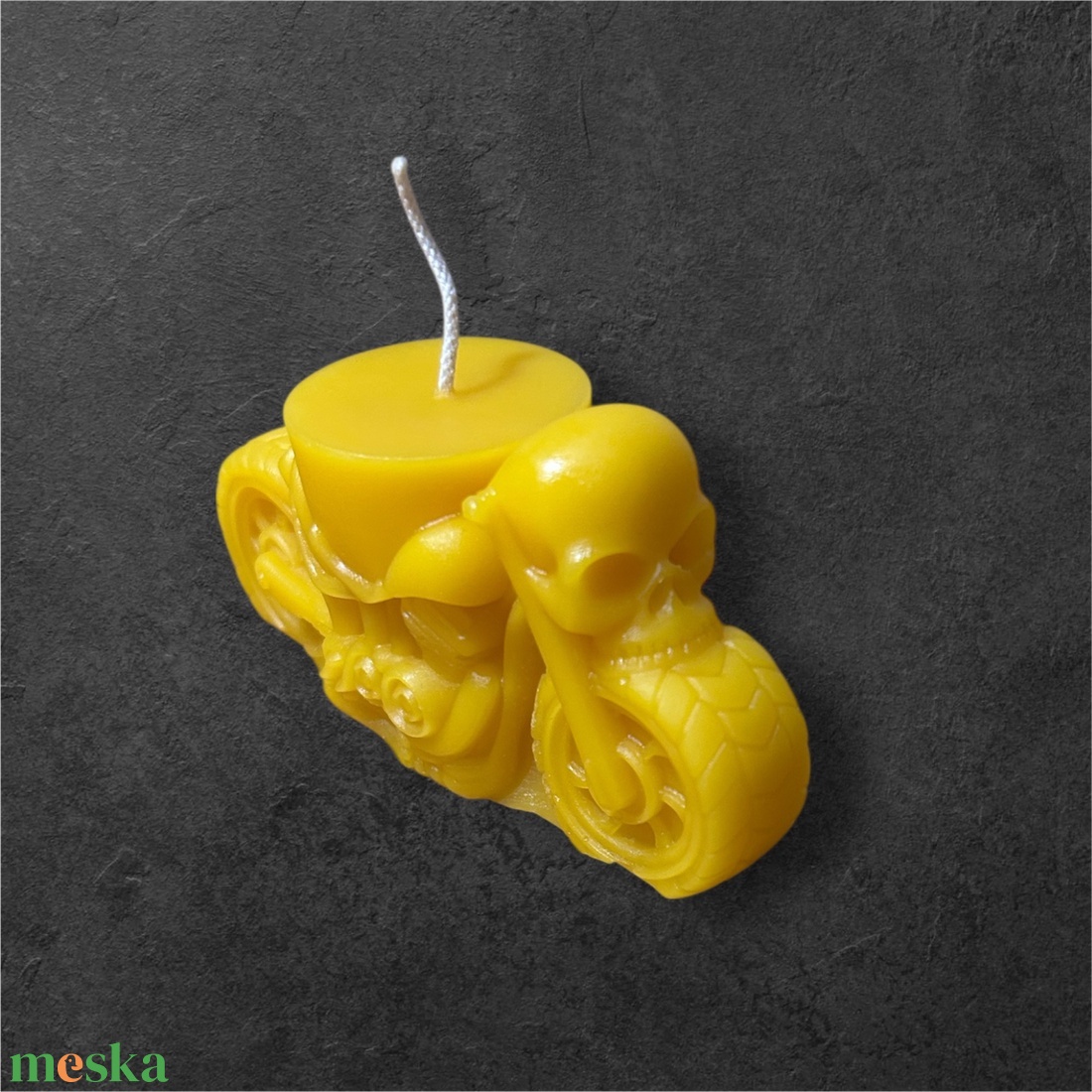 Méhviasz motor gyertya - kellékek & szerszámok - dekorációs kellékek - dekorációs gyertya - Meska.hu