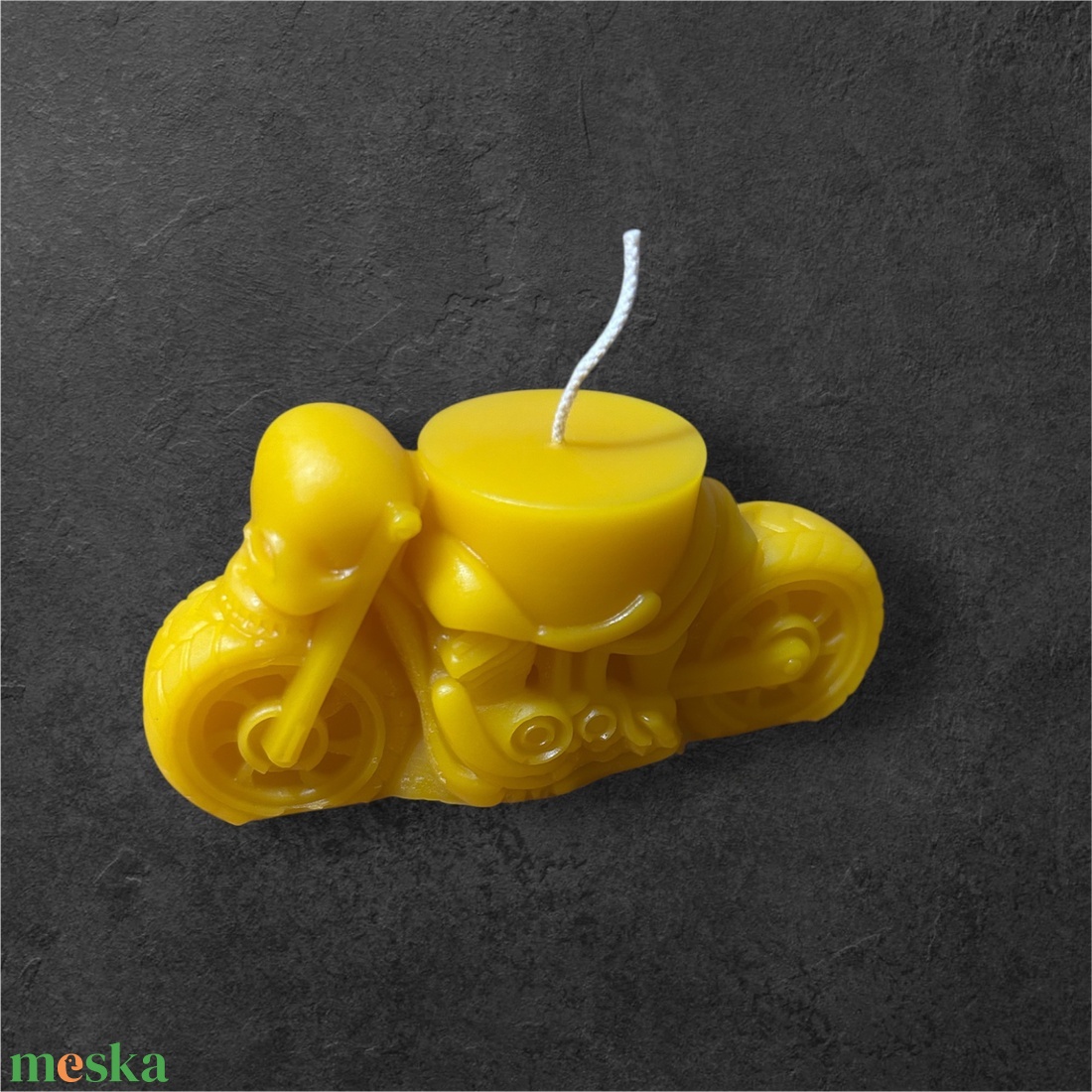 Méhviasz motor gyertya - kellékek & szerszámok - dekorációs kellékek - dekorációs gyertya - Meska.hu