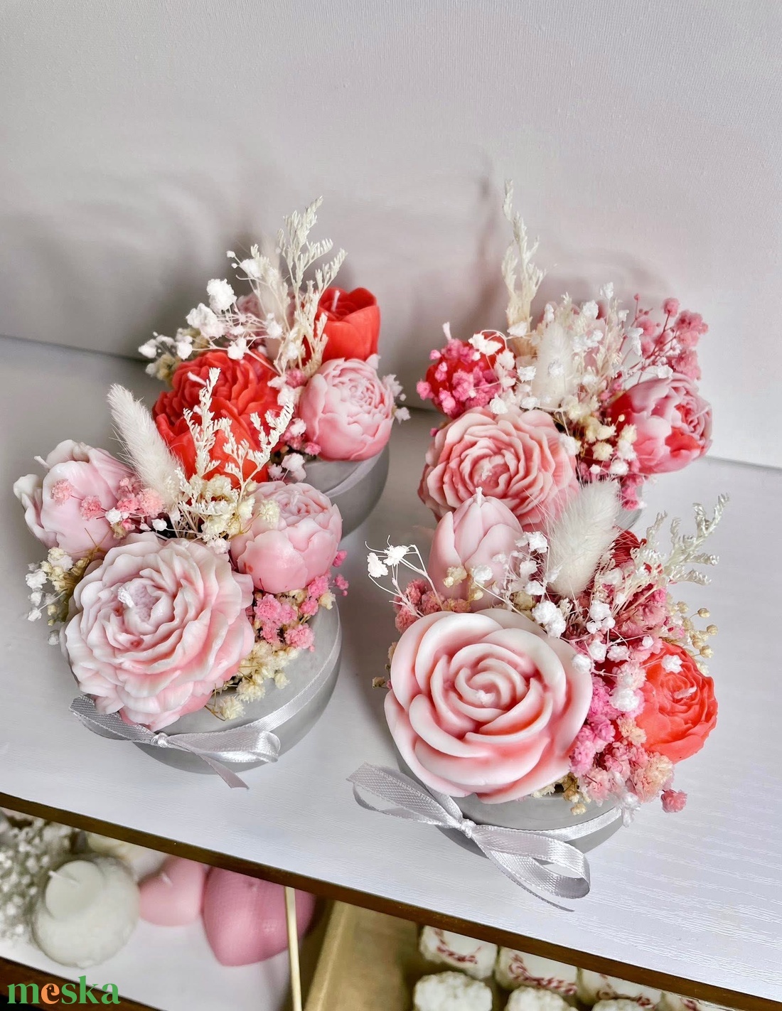 Gyertya csokor - otthon & életmód - gyertya, illat, aroma - gyertya - Meska.hu