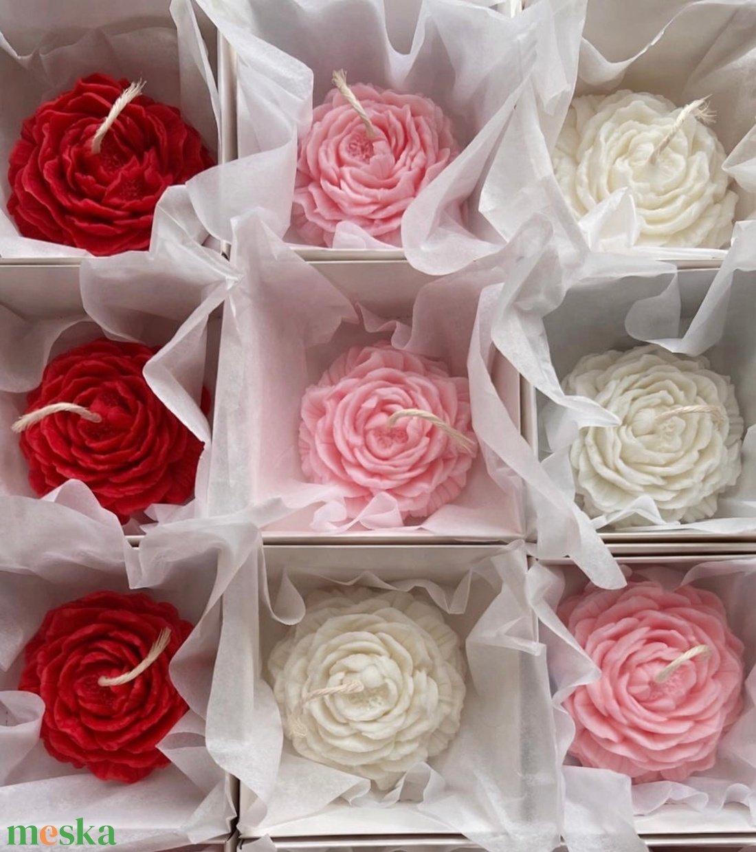 Illatos virág gyertya - otthon & életmód - gyertya, illat, aroma - gyertya - Meska.hu