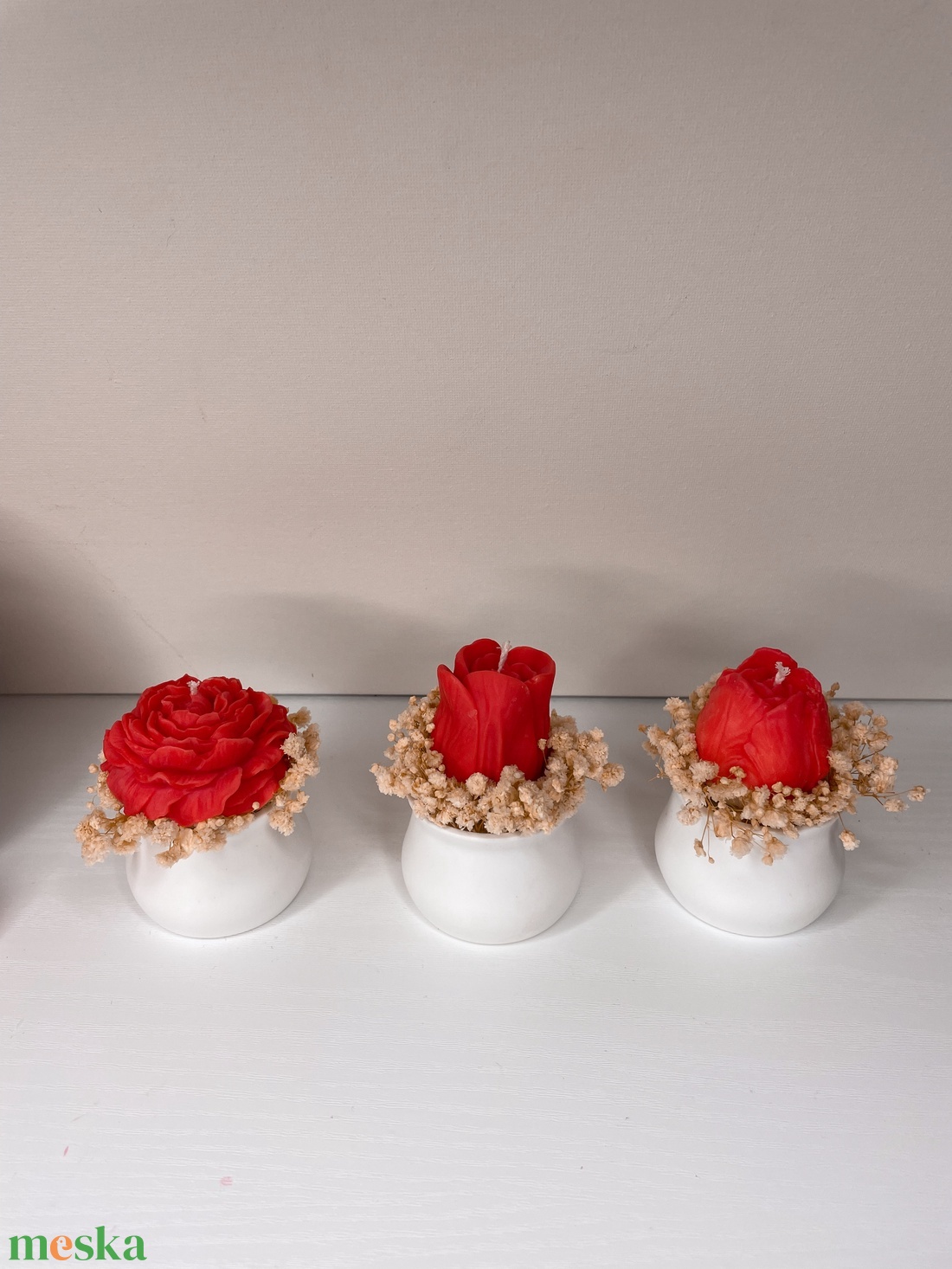 Kicsi gyertya csokor - otthon & életmód - gyertya, illat, aroma - gyertya - Meska.hu