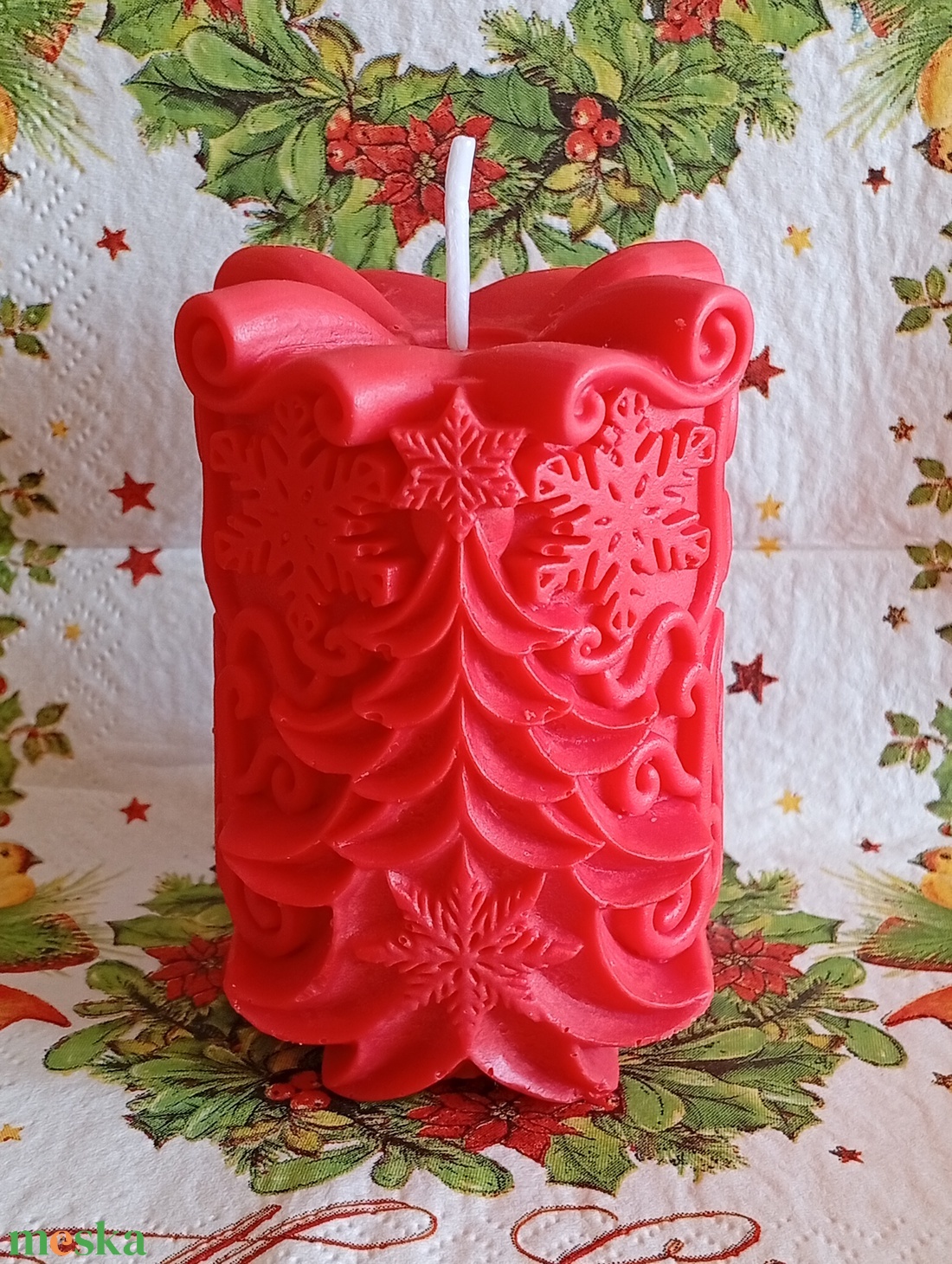 Téli gyertyák - otthon & életmód - dekoráció - dísztárgy - Meska.hu