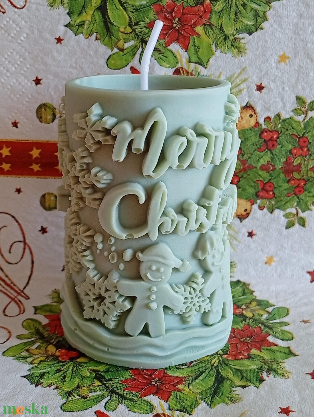 Téli gyertyák - otthon & életmód - dekoráció - dísztárgy - Meska.hu