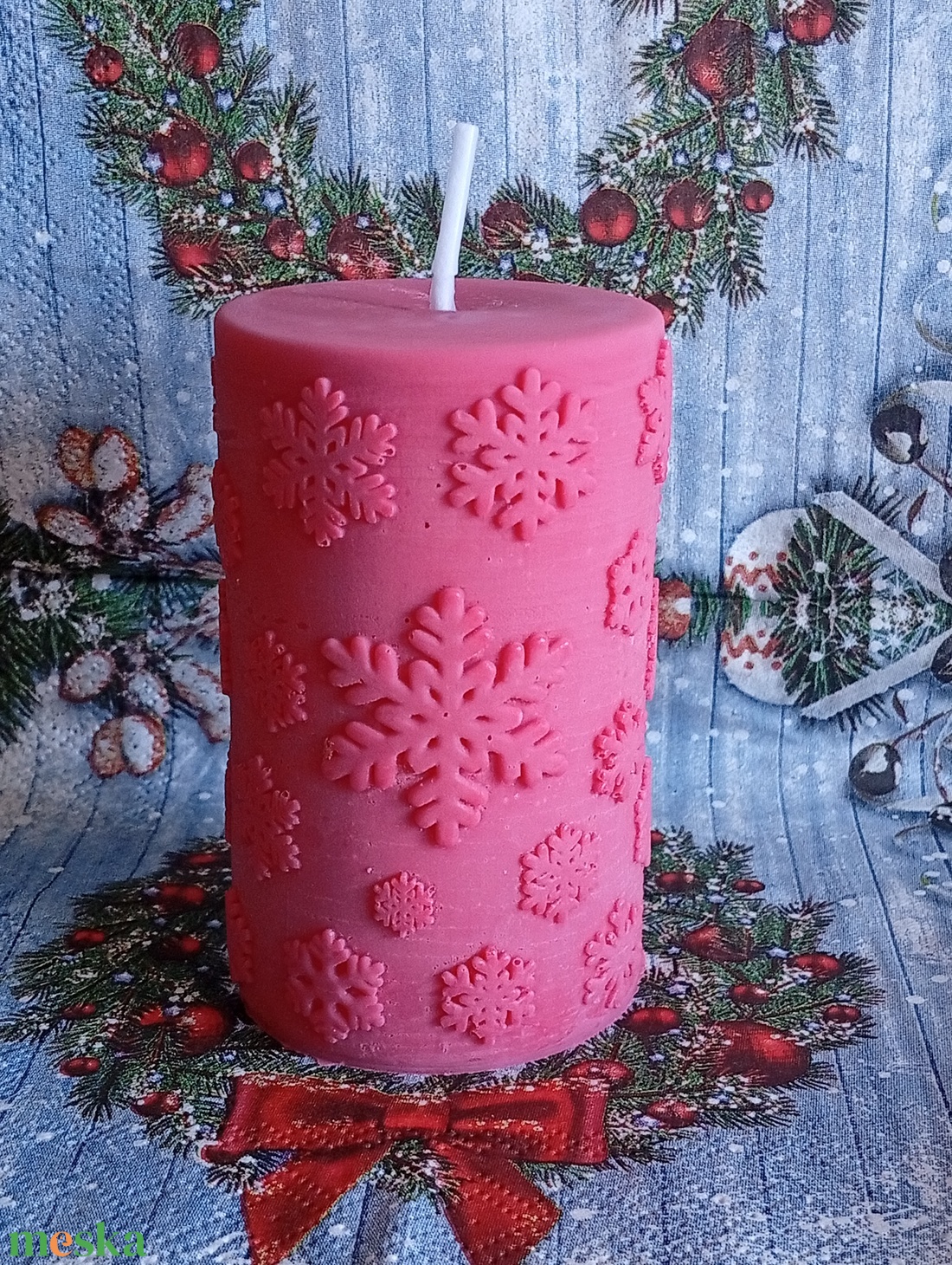 Téli gyertyák - otthon & életmód - dekoráció - dísztárgy - Meska.hu