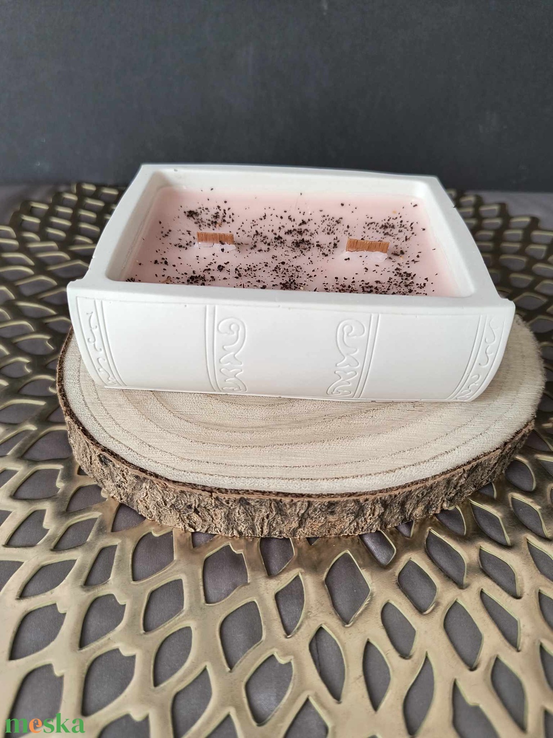 Szójagyertya könyv alakú tartóban - otthon & életmód - gyertya, illat, aroma - gyertya - Meska.hu Szójagyertya könyv alakú tartóban - otthon & életmód - gyertya, illat, aroma - gyertya - Meska.hu