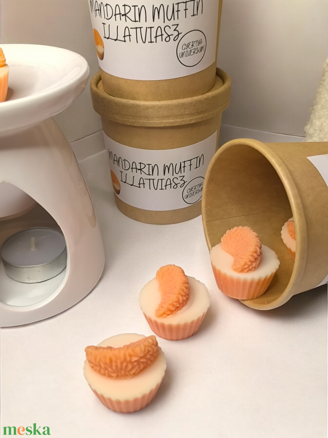 Mandarin muffin illatviasz - otthon & életmód - gyertya, illat, aroma - illatviasz - Meska.hu Mandarin muffin illatviasz - otthon & életmód - gyertya, illat, aroma - illatviasz - Meska.hu