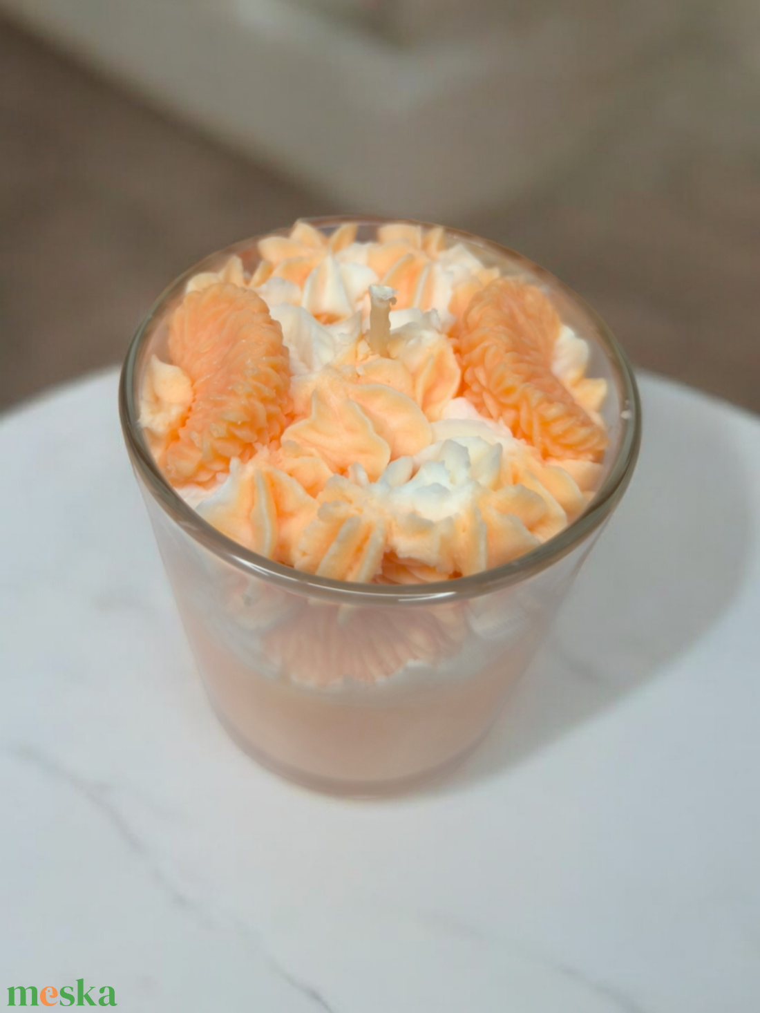 Mandarin gyertya  - otthon & életmód - gyertya, illat, aroma - gyertya - Meska.hu