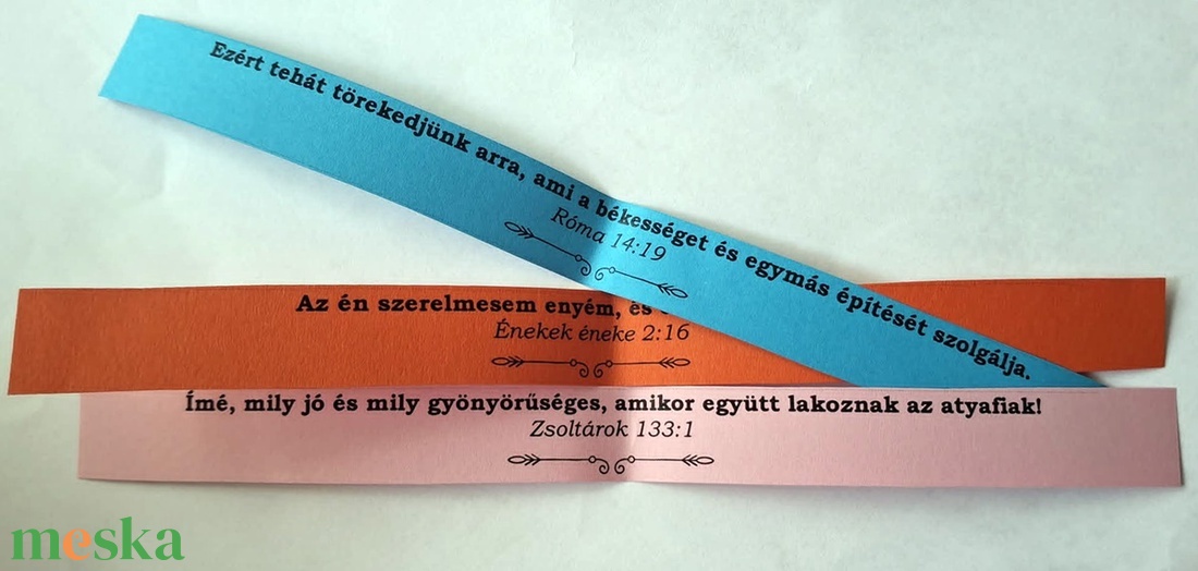 Színkódos igeversek házaspároknak, jegyespároknak - esküvő - emlék & ajándék - doboz - Meska.hu
