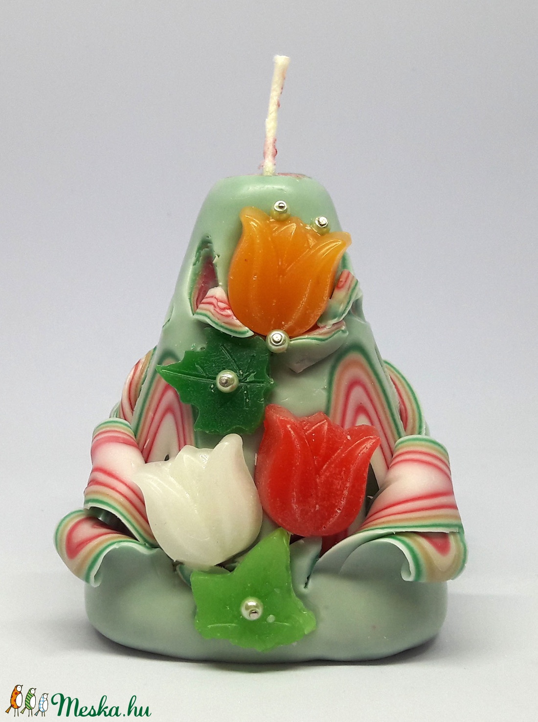 Tulipános hegy - faragott gyertya - otthon & életmód - gyertya, illat, aroma - gyertya - Meska.hu Tulipános hegy - faragott gyertya - otthon & életmód - gyertya, illat, aroma - gyertya - Meska.hu