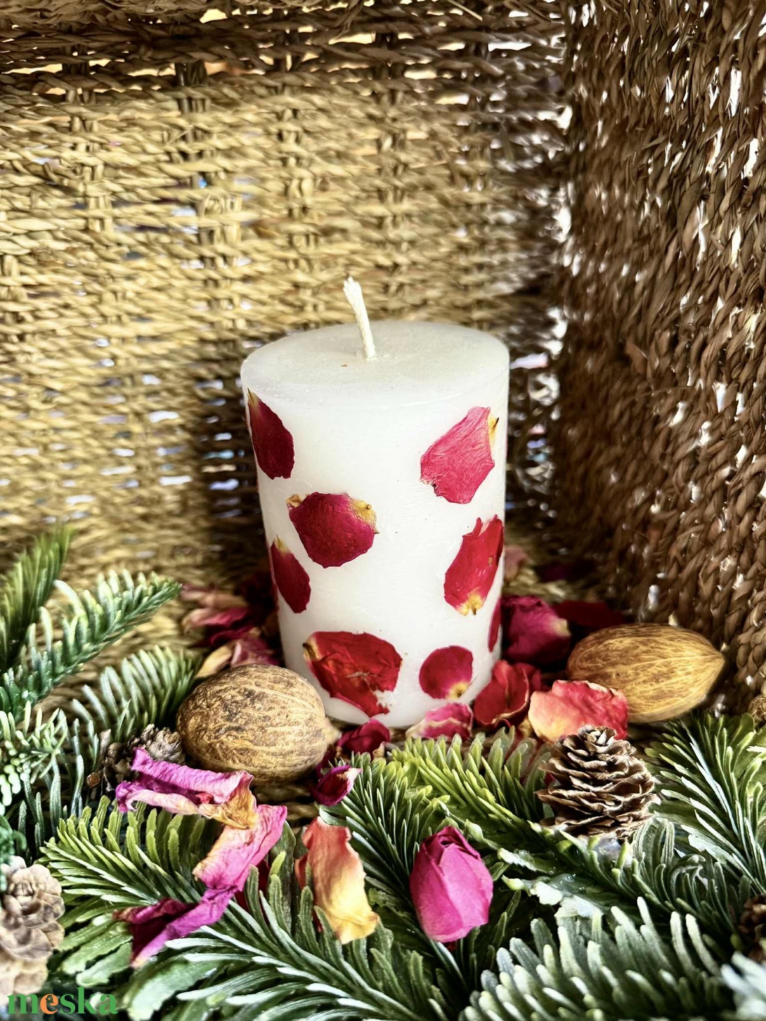 rózsa mámor  - otthon & életmód - gyertya, illat, aroma - gyertya - Meska.hu