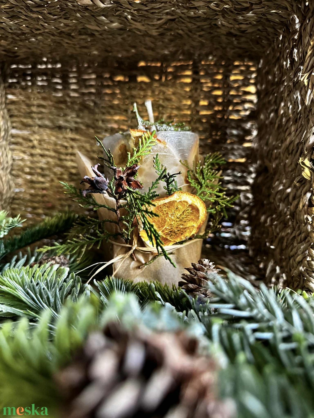 narancs mámor  - otthon & életmód - gyertya, illat, aroma - gyertya - Meska.hu