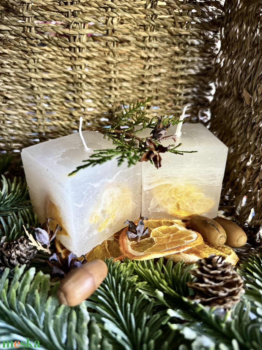 apró narancs mámor  - otthon & életmód - gyertya, illat, aroma - gyertya - Meska.hu