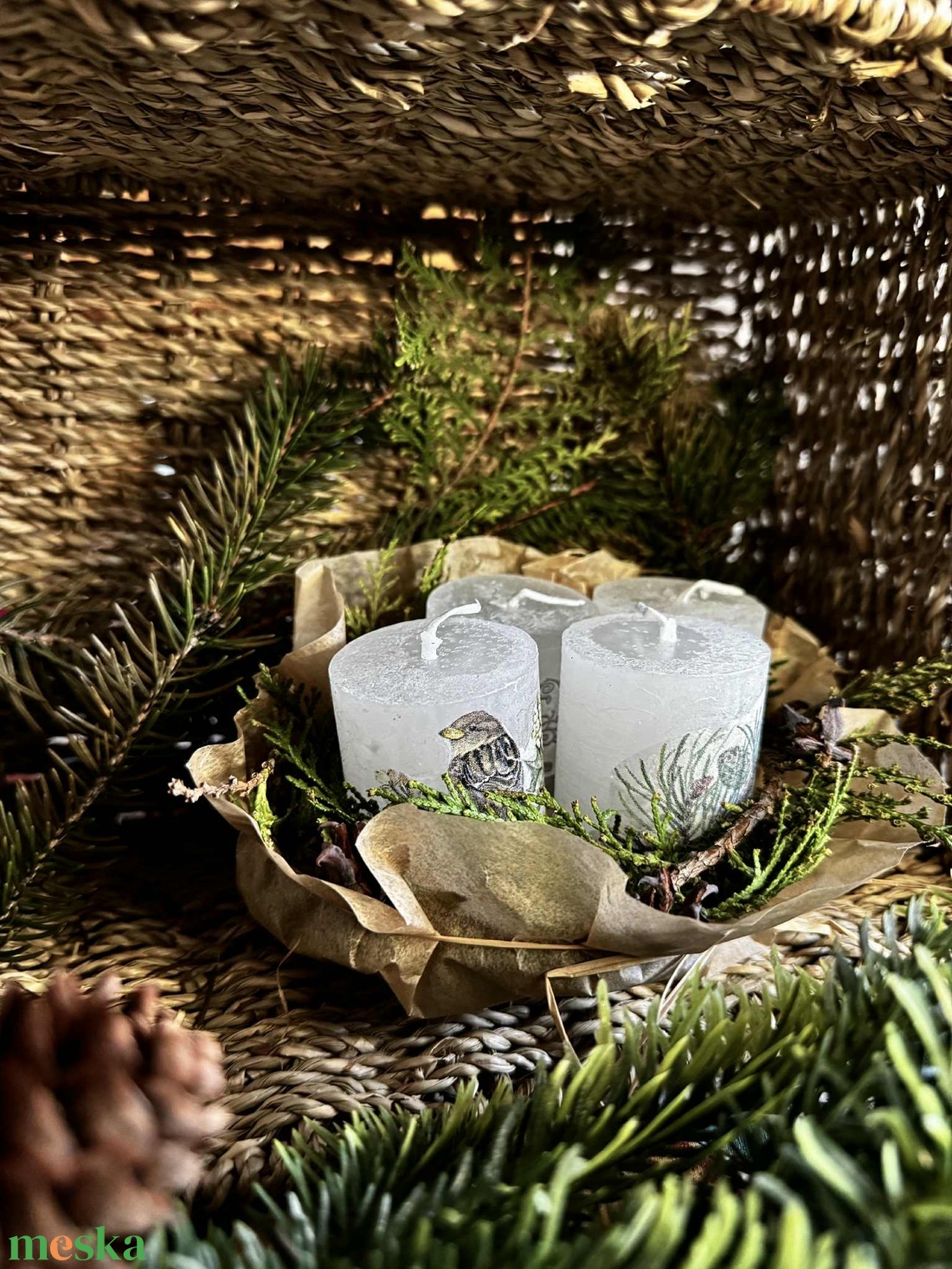 fényhenger - otthon & életmód - gyertya, illat, aroma - gyertya - Meska.hu