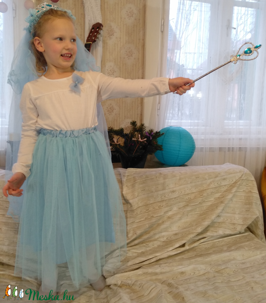 Hercegnő jelmez, Hercegnős Tütü 43-70 cm-es hosszal választható, állítható derékkal (baba kék) - - Meska.hu Hercegnő jelmez, Hercegnős Tütü 43-70 cm-es hosszal választható, állítható derékkal (baba kék) - - Meska.hu