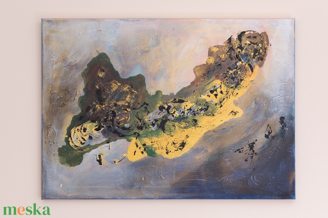 Absztrakt festmény, Halhatatlanság, 50x70 - otthon & életmód - dekoráció - kép & falikép - vászonkép - Meska.hu Absztrakt festmény, Halhatatlanság, 50x70 - otthon & életmód - dekoráció - kép & falikép - vászonkép - Meska.hu