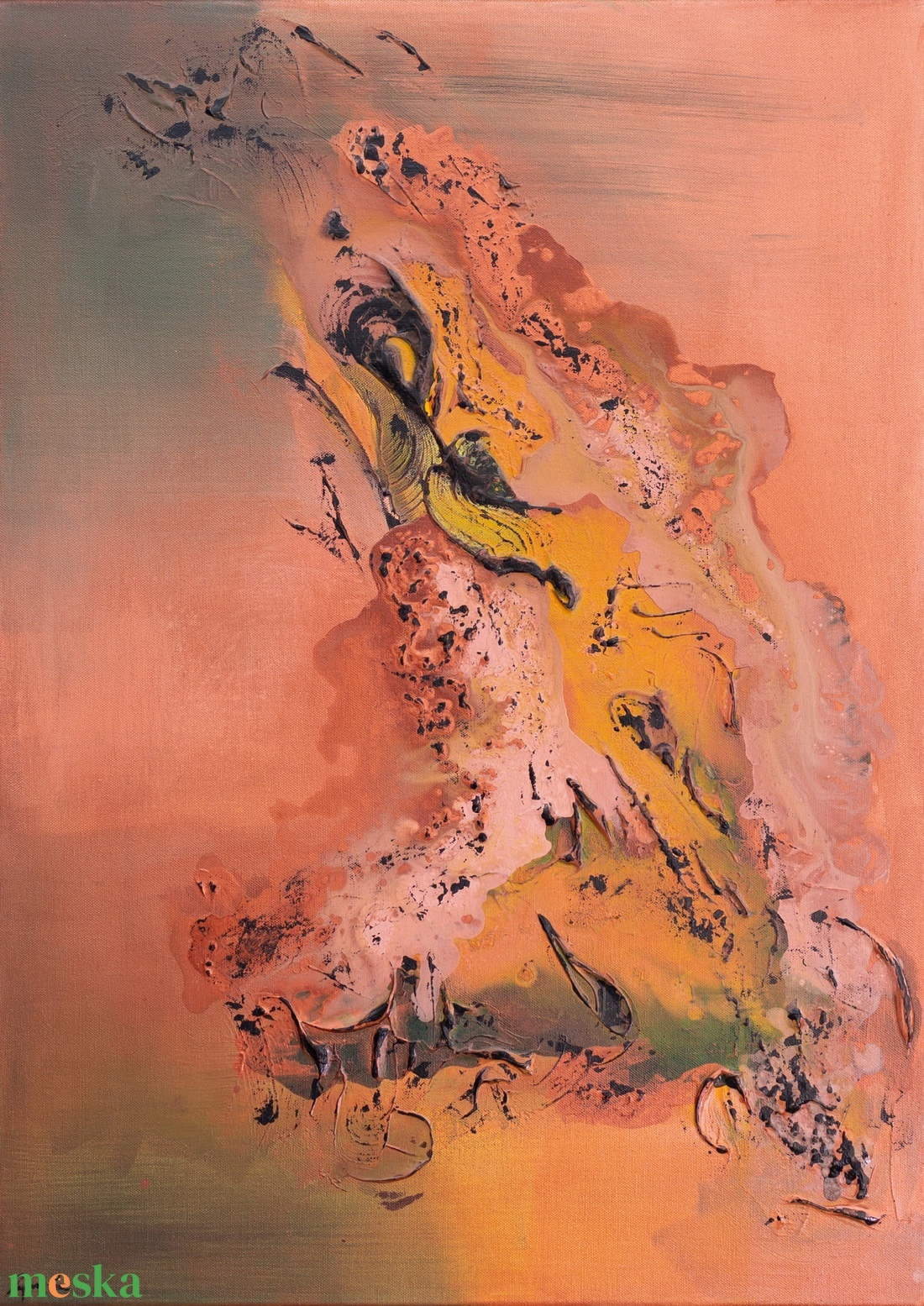 Absztrakt festmény, Áramlás, 50x70 - otthon & életmód - dekoráció - kép & falikép - vászonkép - Meska.hu Absztrakt festmény, Áramlás, 50x70 - otthon & életmód - dekoráció - kép & falikép - vászonkép - Meska.hu