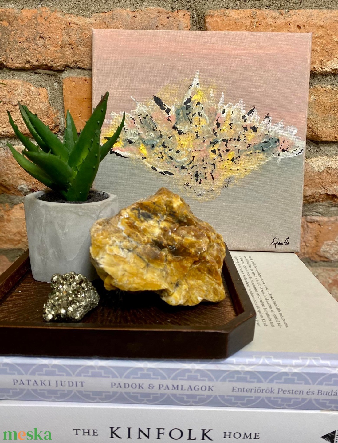 Bizakodás, absztrakt festmény vásznon, 24x24 - művészet - festmény - akril - Meska.hu Bizakodás, absztrakt festmény vásznon, 24x24 - művészet - festmény - akril - Meska.hu