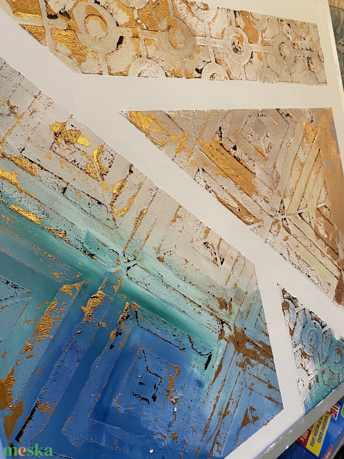 Absztrakt festmény, Marokkó, 50x50 akril könnyű vásznon - művészet - festmény - akril - Meska.hu Absztrakt festmény, Marokkó, 50x50 akril könnyű vásznon - művészet - festmény - akril - Meska.hu