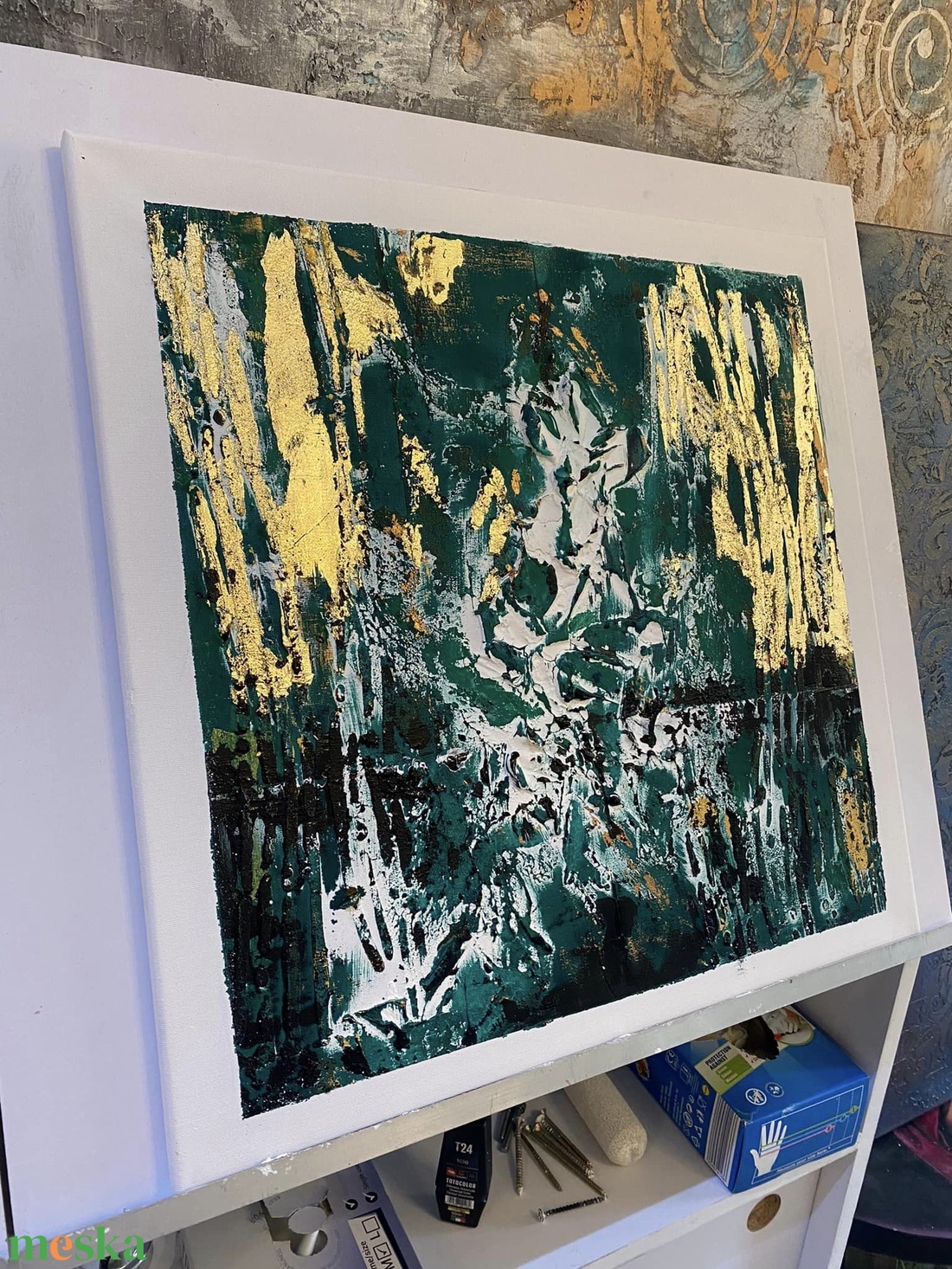 Absztrakt festmény, Harmónia, 50x50 akril könnyű vásznon - művészet - festmény - akril - Meska.hu Absztrakt festmény, Harmónia, 50x50 akril könnyű vásznon - művészet - festmény - akril - Meska.hu