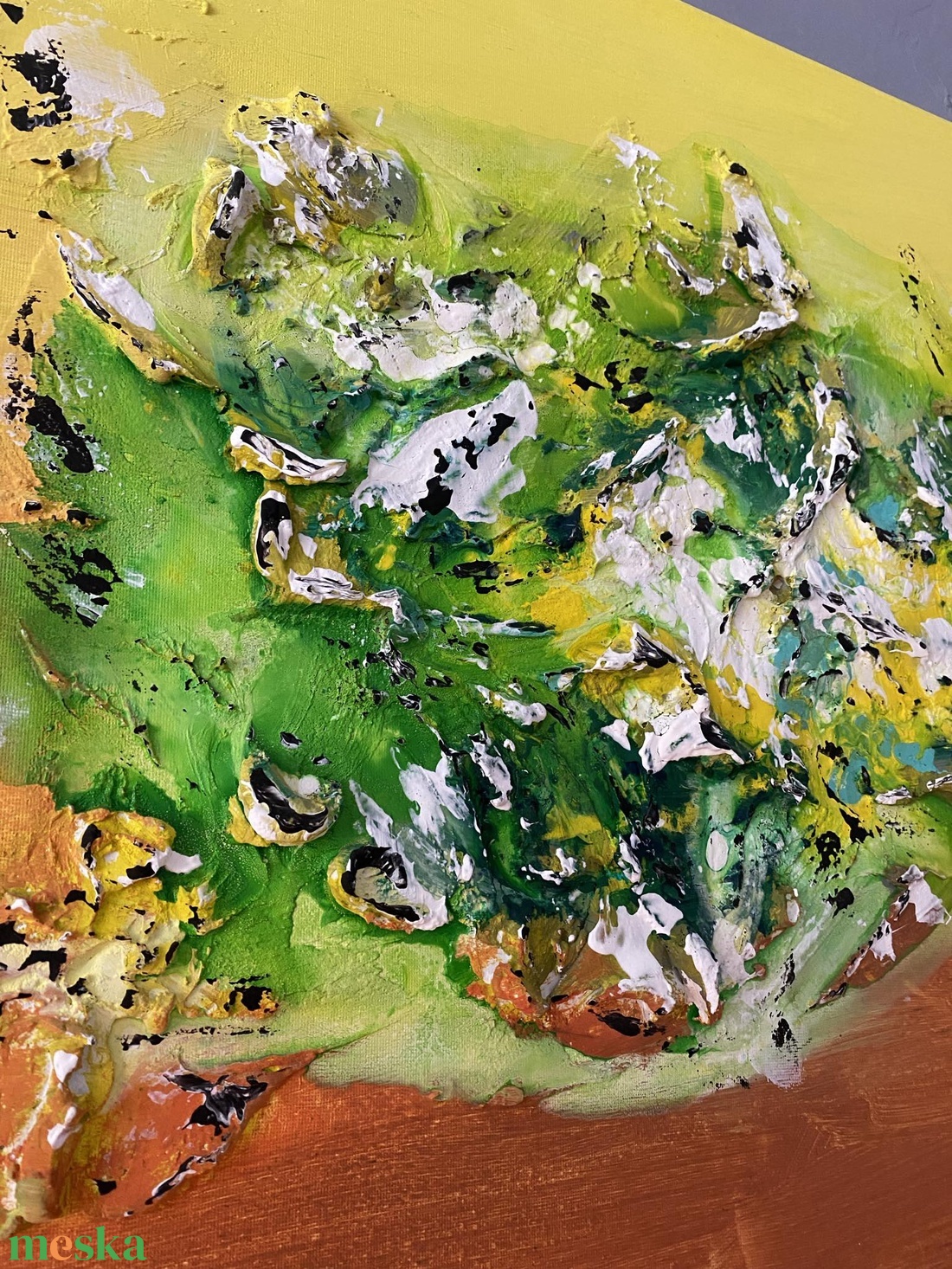 Absztrakt festmény, Vidámság, 50x70 akril könnyű vásznon - művészet - festmény - akril - Meska.hu Absztrakt festmény, Vidámság, 50x70 akril könnyű vásznon - művészet - festmény - akril - Meska.hu