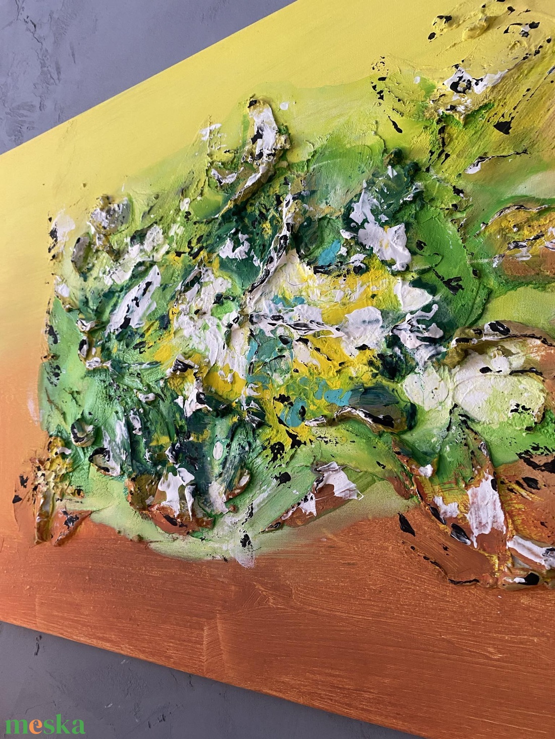 Absztrakt festmény, Vidámság, 50x70 akril könnyű vásznon - művészet - festmény - akril - Meska.hu Absztrakt festmény, Vidámság, 50x70 akril könnyű vásznon - művészet - festmény - akril - Meska.hu