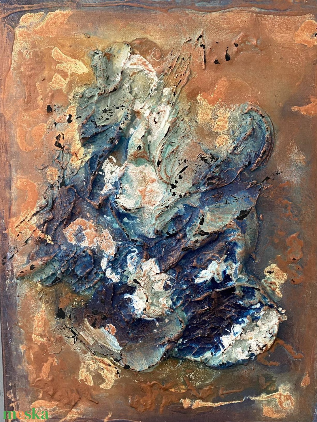 Absztrakt festmény, Biztonság, 30x40 akril könnyű vásznon - művészet - festmény - akril - Meska.hu Absztrakt festmény, Biztonság, 30x40 akril könnyű vásznon - művészet - festmény - akril - Meska.hu