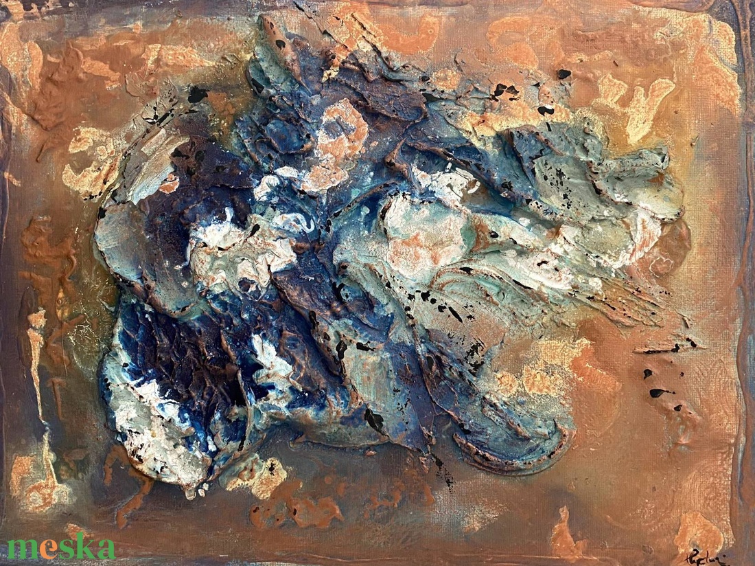 Absztrakt festmény, Biztonság, 30x40 akril könnyű vásznon - művészet - festmény - akril - Meska.hu Absztrakt festmény, Biztonság, 30x40 akril könnyű vásznon - művészet - festmény - akril - Meska.hu