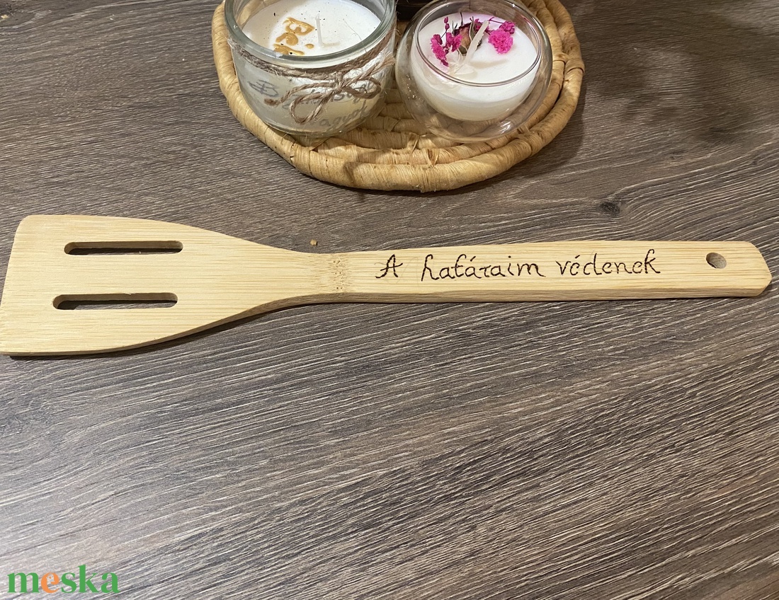 Ez nem csak egy főzőkanál - ez egy üzenet neked - otthon & életmód - konyhafelszerelés, tálalás - sütés, főzés - fakanál & fakanáltartó - Meska.hu