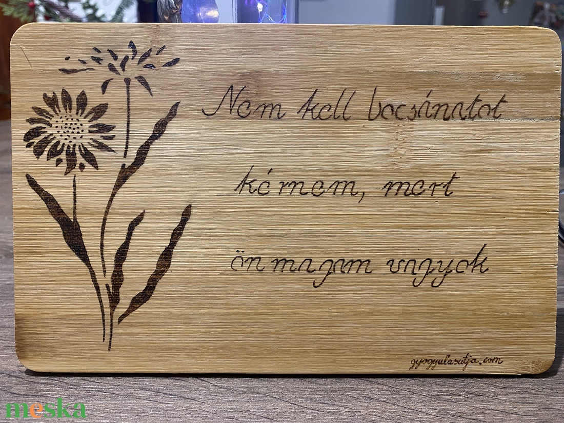 Pirogravírozott vágódeszka - otthon & életmód - konyhafelszerelés, tálalás - sütés, főzés - vágódeszka - Meska.hu