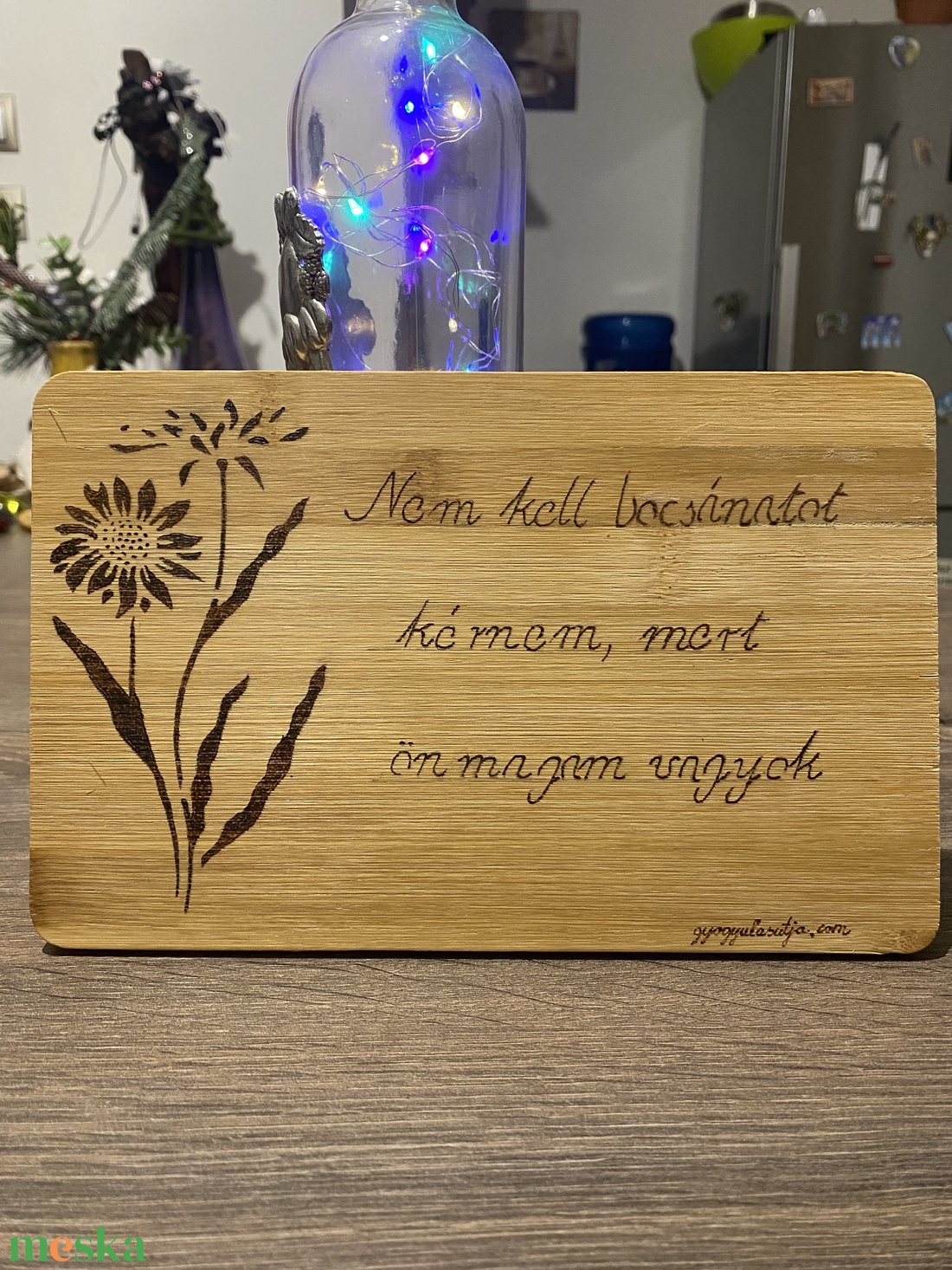 Pirogravírozott vágódeszka - otthon & életmód - konyhafelszerelés, tálalás - sütés, főzés - vágódeszka - Meska.hu