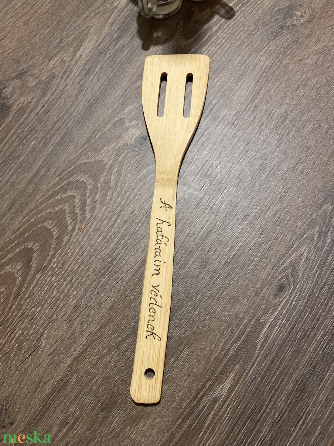 Ez nem csak egy főzőkanál - ez egy üzenet neked - otthon & életmód - konyhafelszerelés, tálalás - sütés, főzés - fakanál & fakanáltartó - Meska.hu