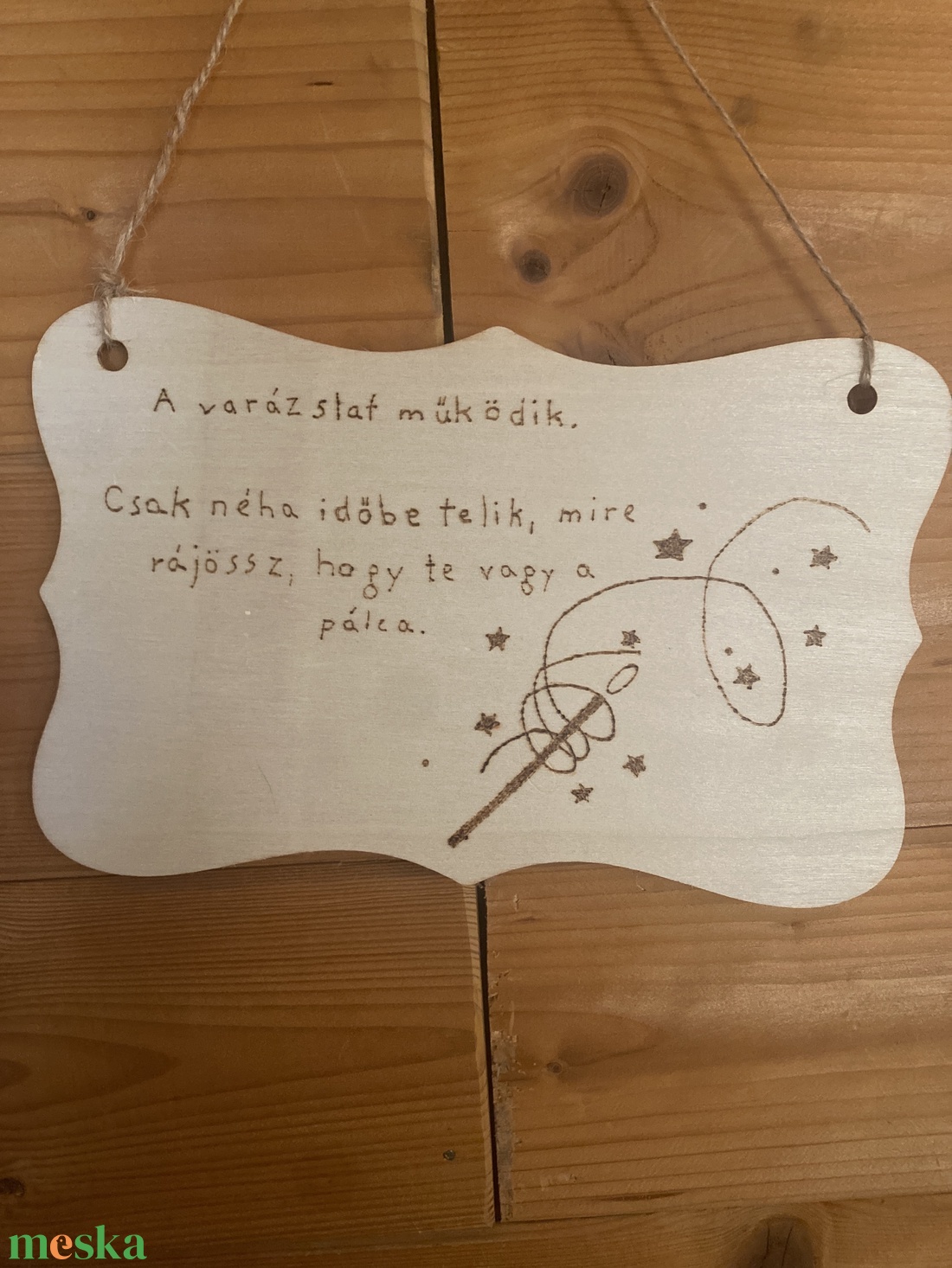 Pirogravírozott tábla - otthon & életmód - dekoráció - fali és függő dekoráció - falra akasztható dekor - Meska.hu