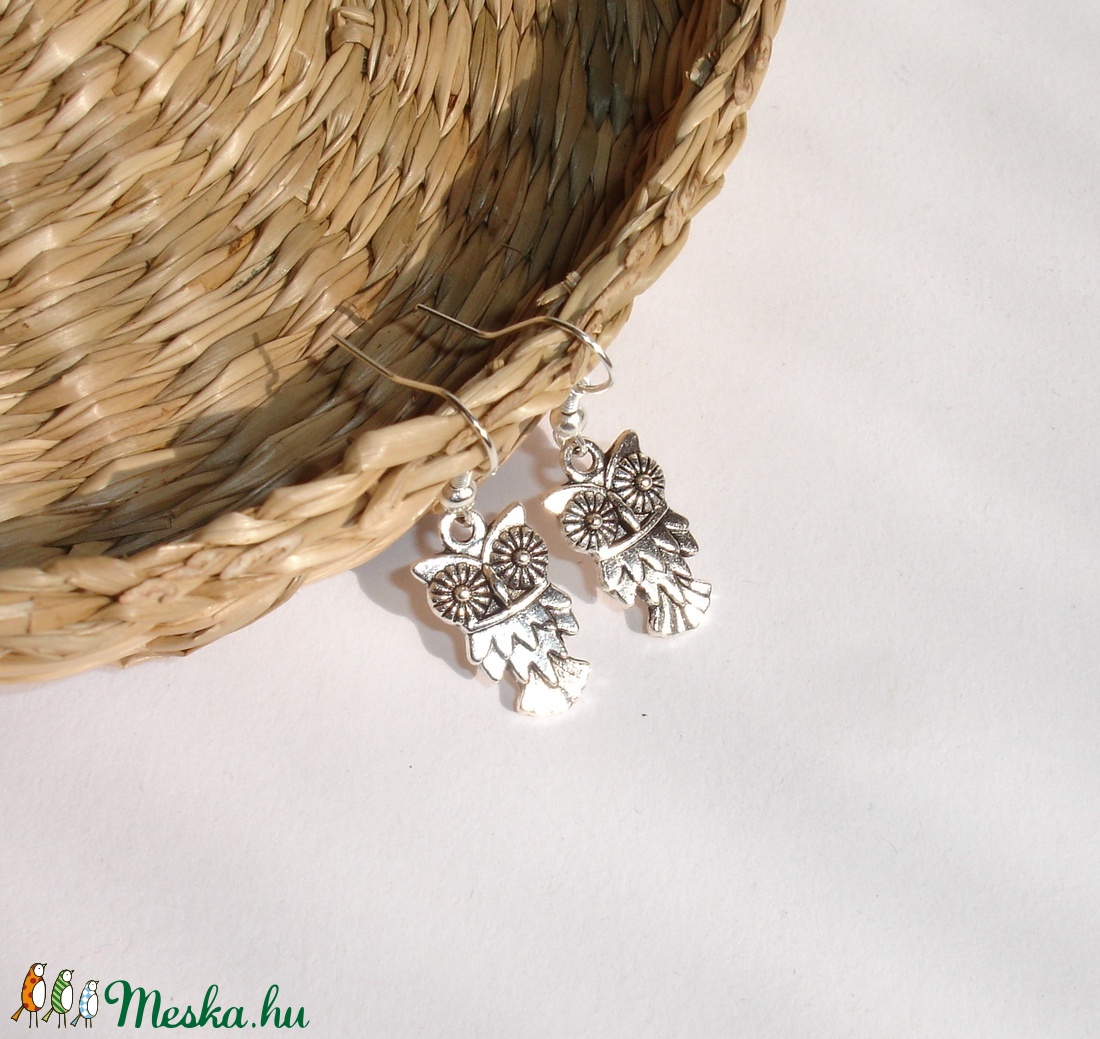 Baglyos fülbevaló  -  - Meska.hu