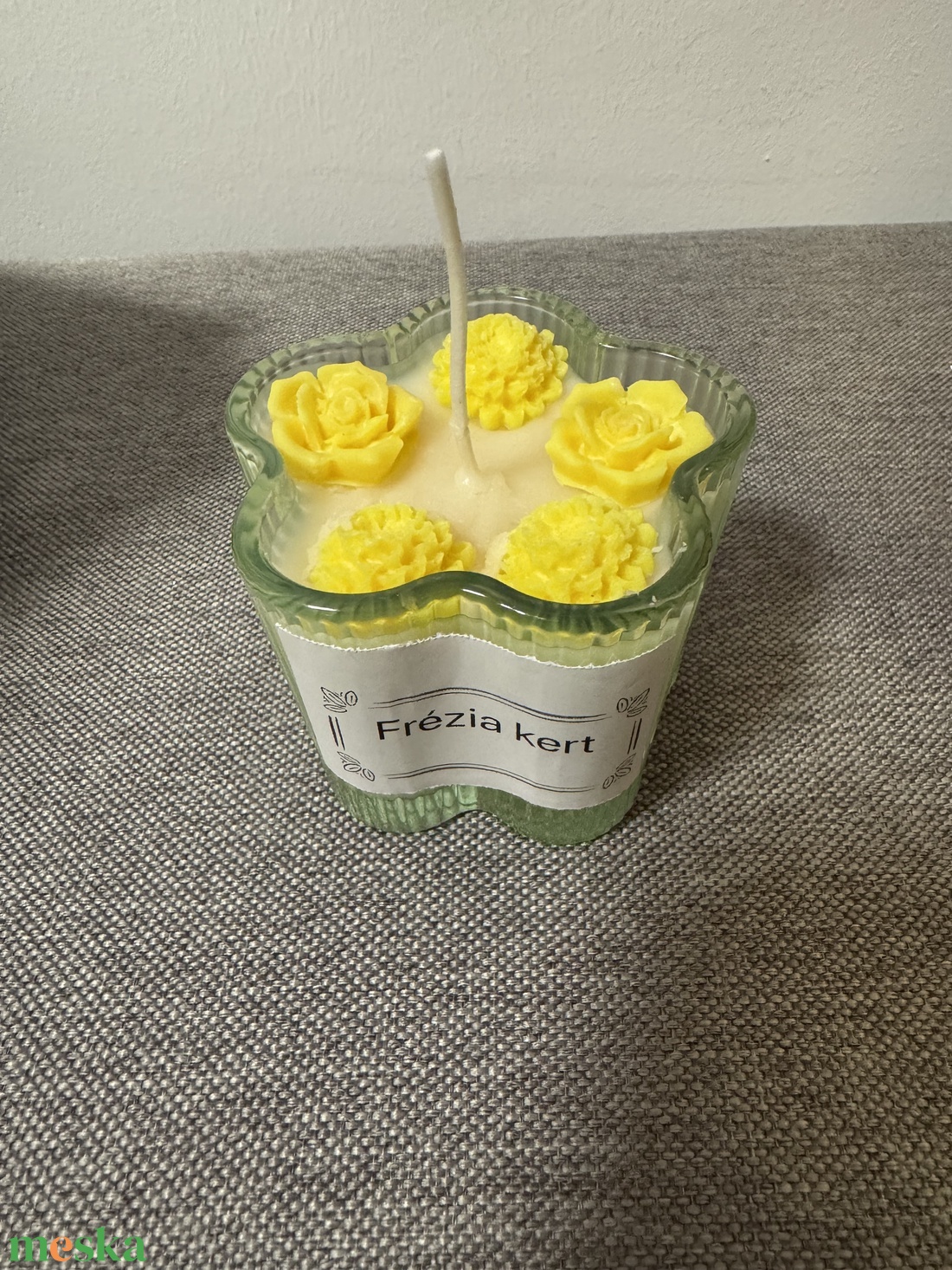 Frézia illatú gyertya - diy (csináld magad) - egységcsomag - Meska.hu