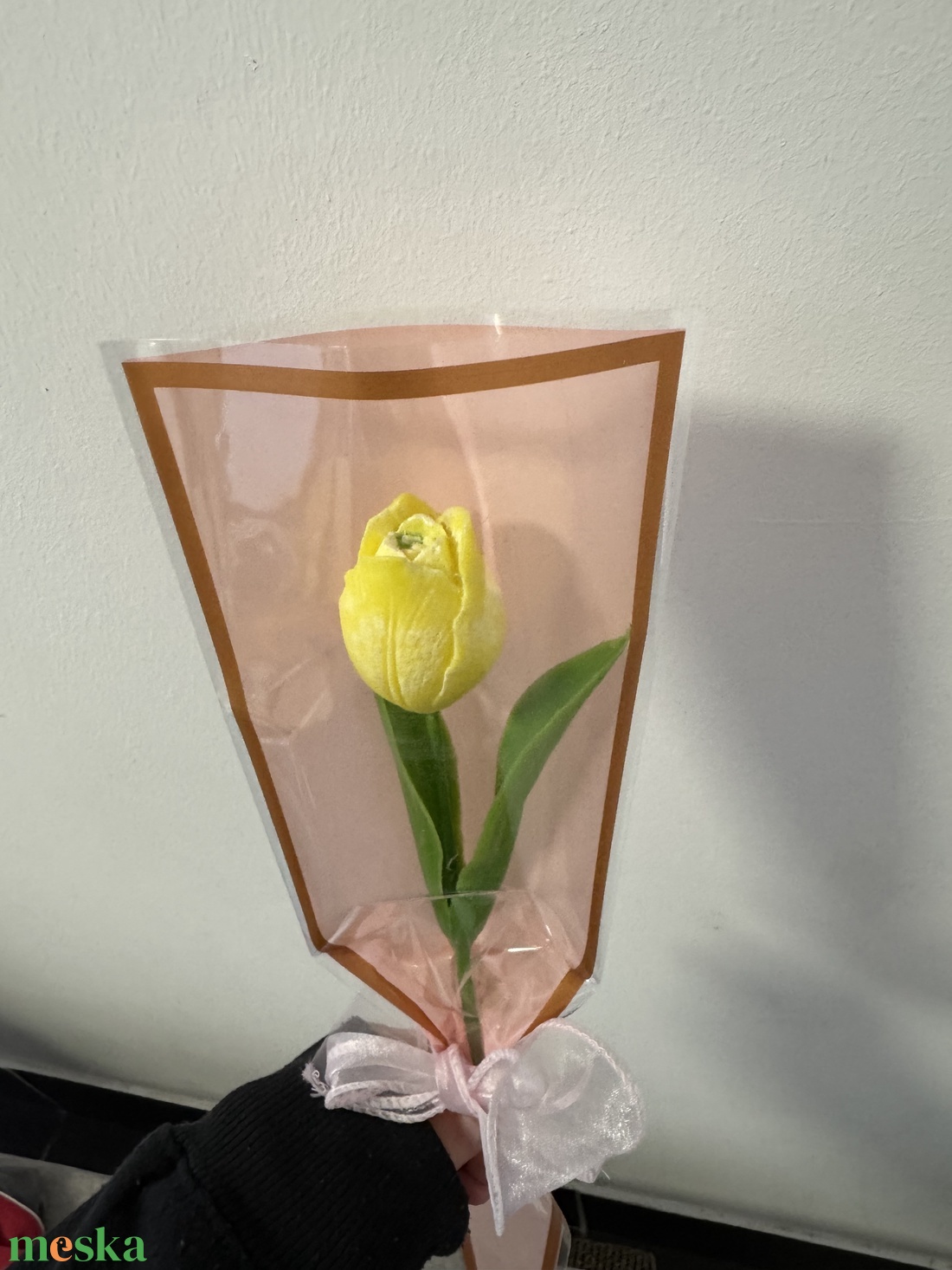 Illatos viasz tulipán - kellékek & szerszámok - dekorációs kellékek - dekorációs gyertya - Meska.hu