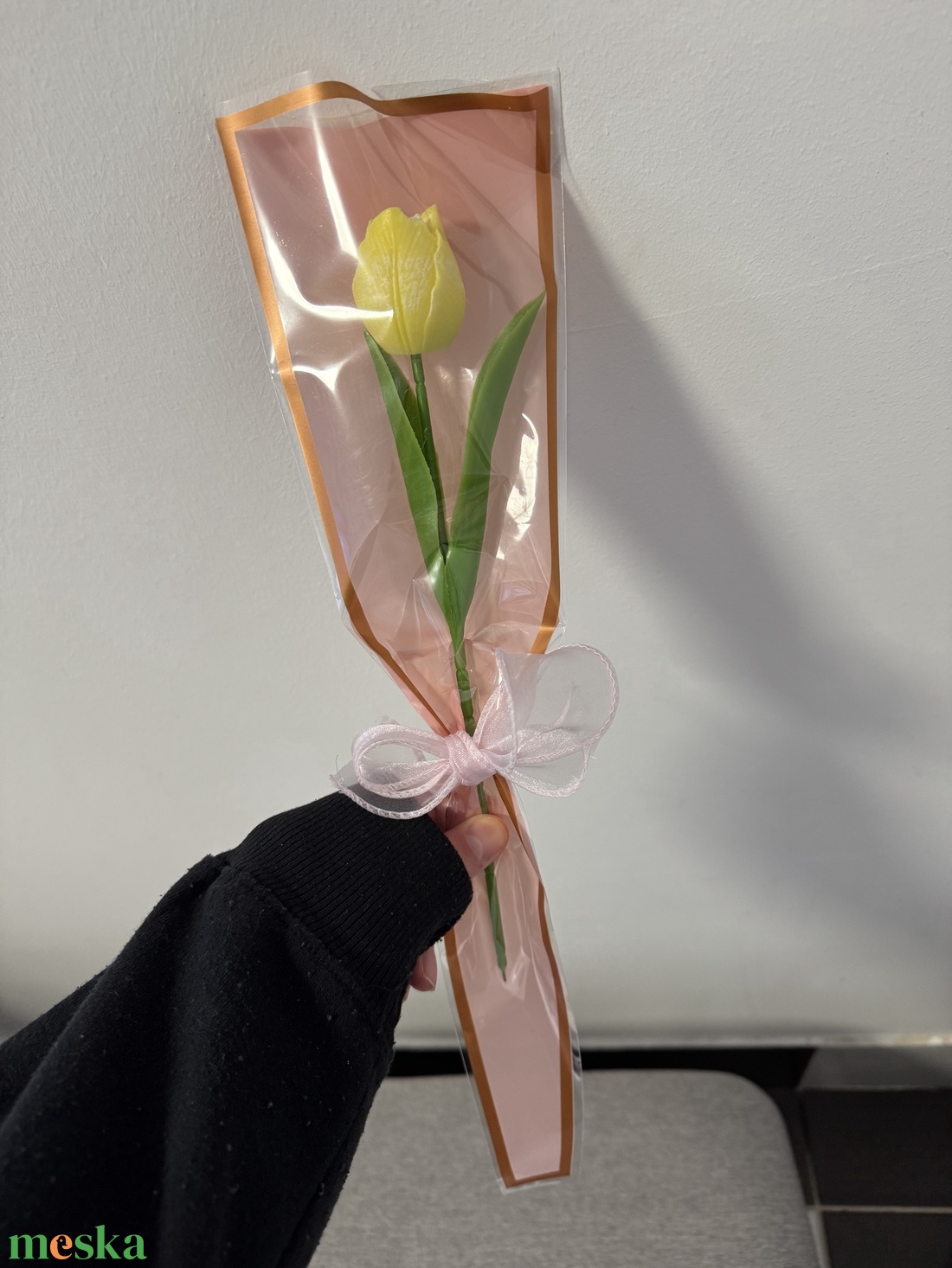 Illatos viasz tulipán - kellékek & szerszámok - dekorációs kellékek - dekorációs gyertya - Meska.hu