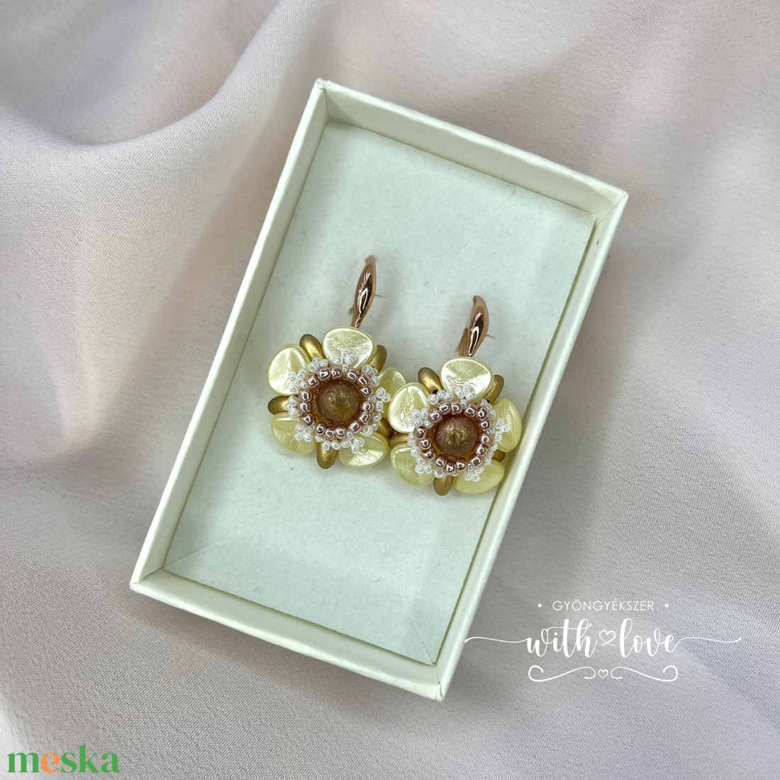 Virágos ékszer szett - ékszer - ékszerszett - Meska.hu