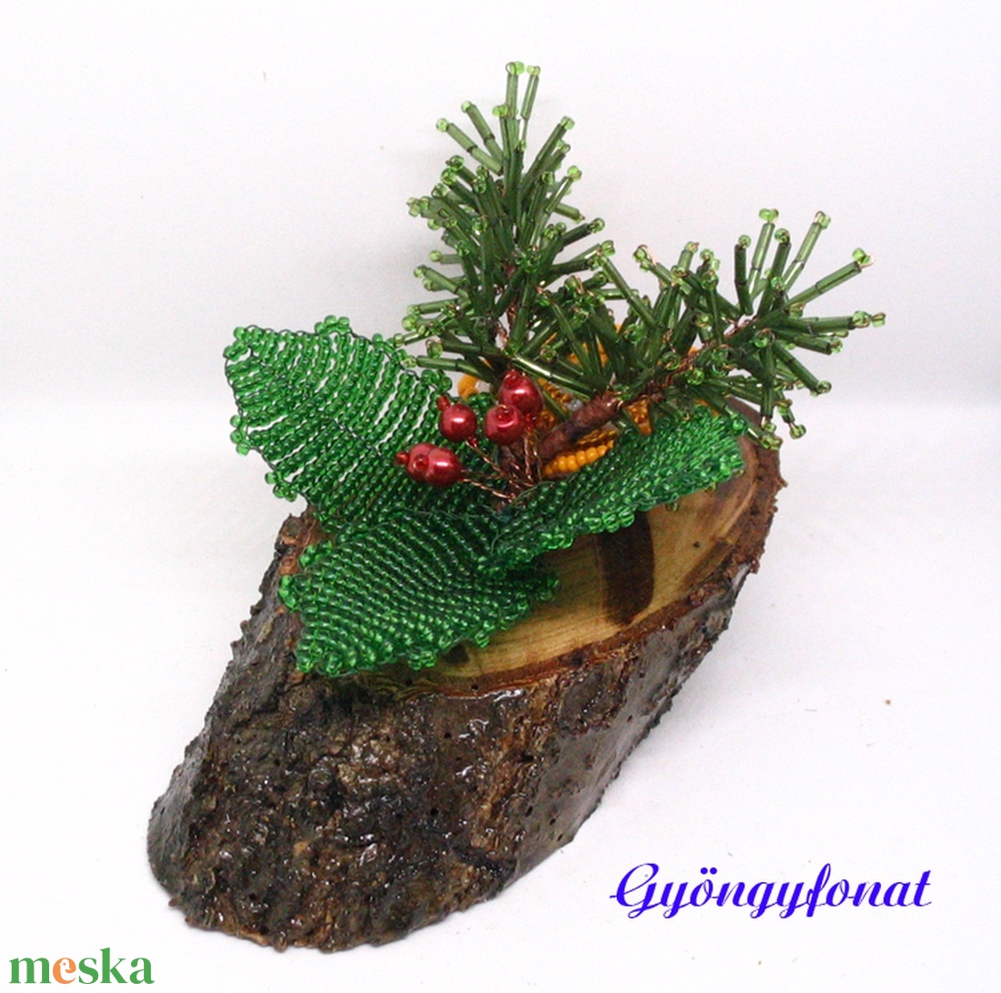 Karácsonyi asztaldísz  - karácsony - adventi díszek - adventi asztaldísz - Meska.hu