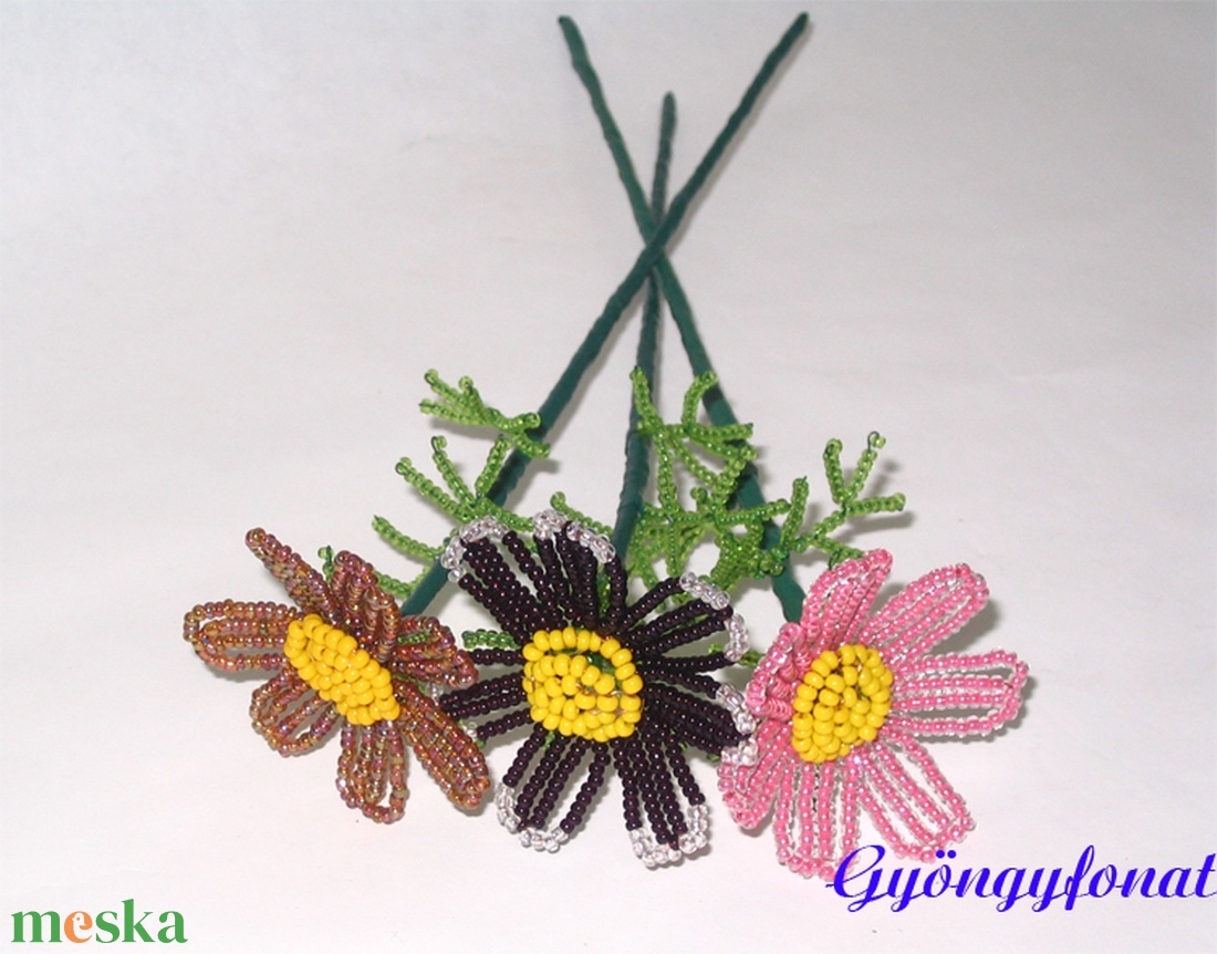 Gyöngy pillangóvirág szálas - otthon & lakás - dekoráció - virágdísz és tartó - csokor & virágdísz - Meska.hu Gyöngy pillangóvirág szálas - otthon & lakás - dekoráció - virágdísz és tartó - csokor & virágdísz - Meska.hu