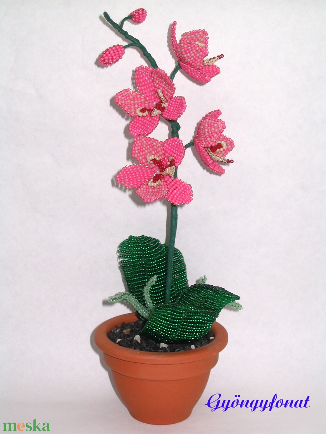 Orchidea ; gyöngy virág cserépben; asztaldísz - otthon & életmód - dekoráció - asztal és polc dekoráció - asztaldísz - Meska.hu Orchidea ; gyöngy virág cserépben; asztaldísz - otthon & életmód - dekoráció - asztal és polc dekoráció - asztaldísz - Meska.hu