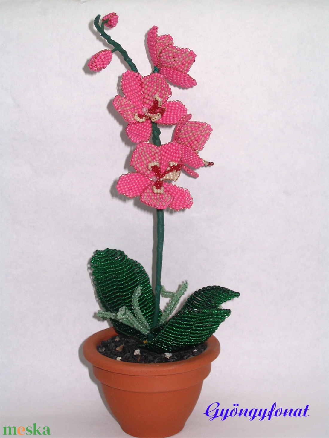 Orchidea ; gyöngy virág cserépben; asztaldísz - otthon & életmód - dekoráció - asztal és polc dekoráció - asztaldísz - Meska.hu Orchidea ; gyöngy virág cserépben; asztaldísz - otthon & életmód - dekoráció - asztal és polc dekoráció - asztaldísz - Meska.hu