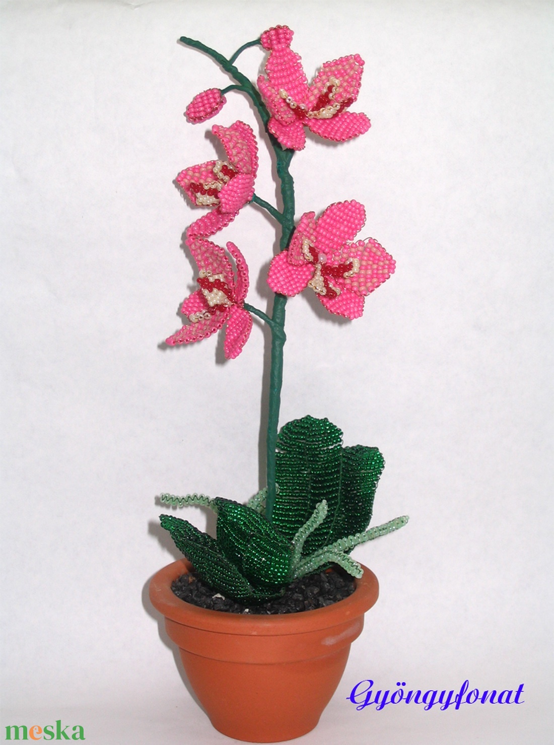Orchidea ; gyöngy virág cserépben; asztaldísz - otthon & életmód - dekoráció - asztal és polc dekoráció - asztaldísz - Meska.hu Orchidea ; gyöngy virág cserépben; asztaldísz - otthon & életmód - dekoráció - asztal és polc dekoráció - asztaldísz - Meska.hu